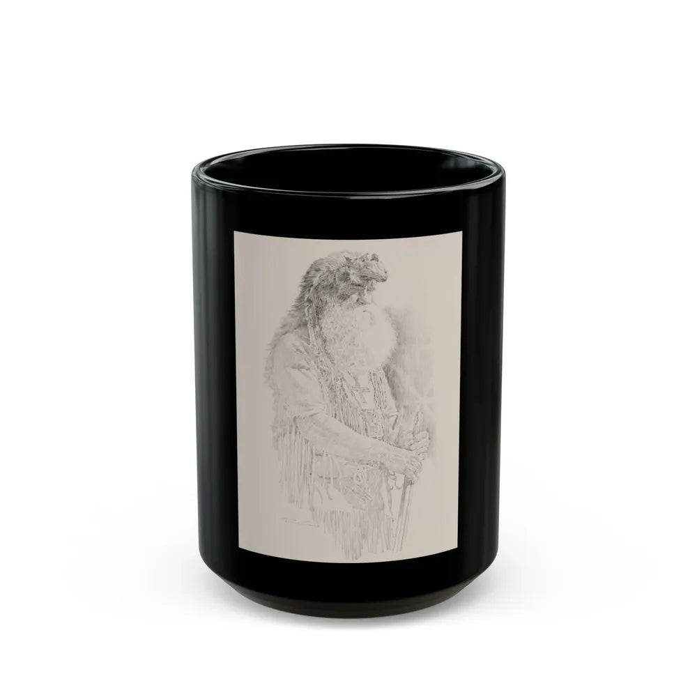 Fur Trapper - Black Coffee Mug-15oz-Go Mug Yourself