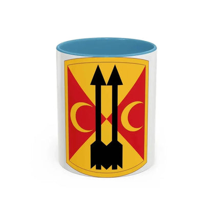 212th Field Artillery Brigade (U.S. Army) Accent Coffee Mug 11oz Light Blue - Go Mug Yourself