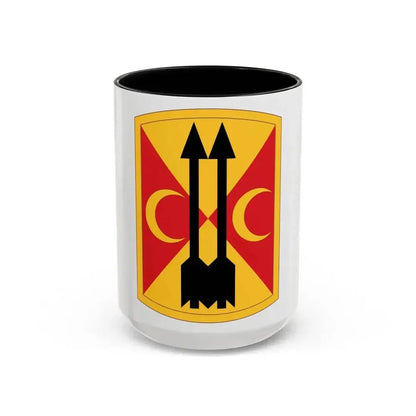 212th Field Artillery Brigade (U.S. Army) Accent Coffee Mug 15oz Black - Go Mug Yourself