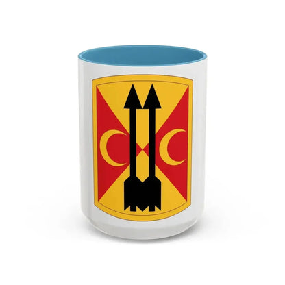 212th Field Artillery Brigade (U.S. Army) Accent Coffee Mug 15oz Light Blue - Go Mug Yourself