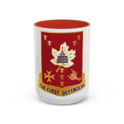 213 Air Defense Artillery Regiment (U.S. Army) Accent Coffee Mug 15oz Red - Go Mug Yourself