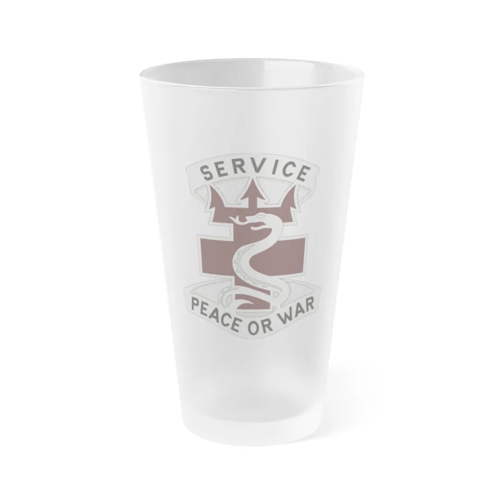 213 Medical Brigade 2 (U.S. Army) Frosted Pint Glass 16oz-Go Mug Yourself