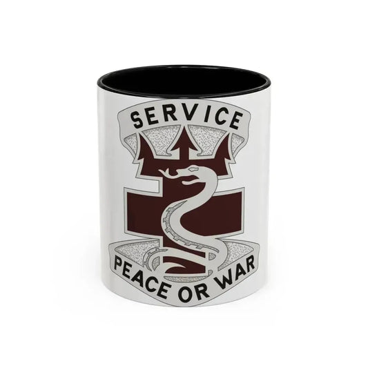 213 Medical Brigade 2 (U.S. Army) Accent Coffee Mug 11oz Black - Go Mug Yourself