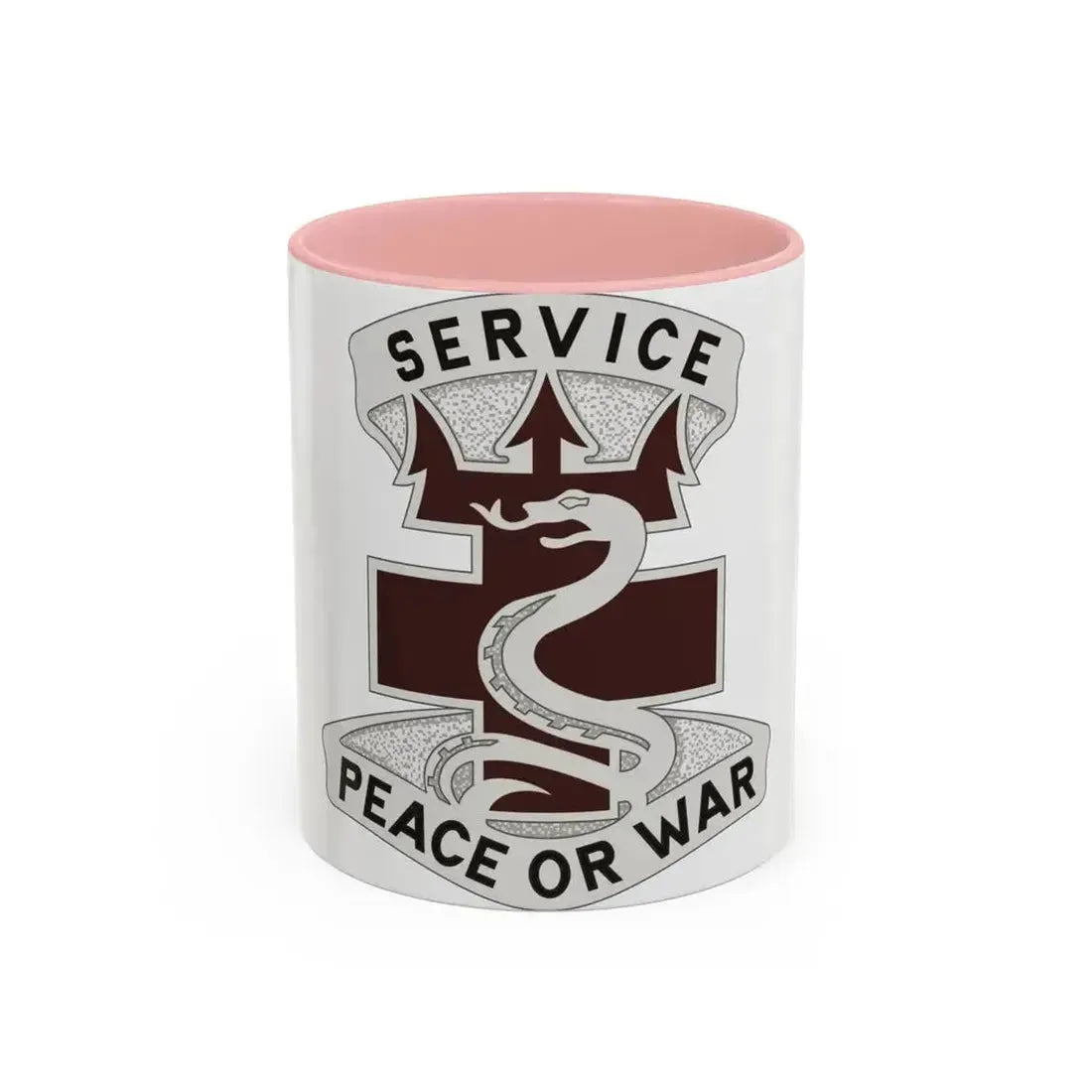 213 Medical Brigade 2 (U.S. Army) Accent Coffee Mug 11oz Pink - Go Mug Yourself