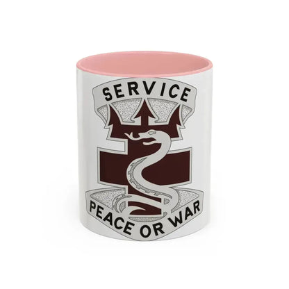 213 Medical Brigade 2 (U.S. Army) Accent Coffee Mug 11oz Pink - Go Mug Yourself