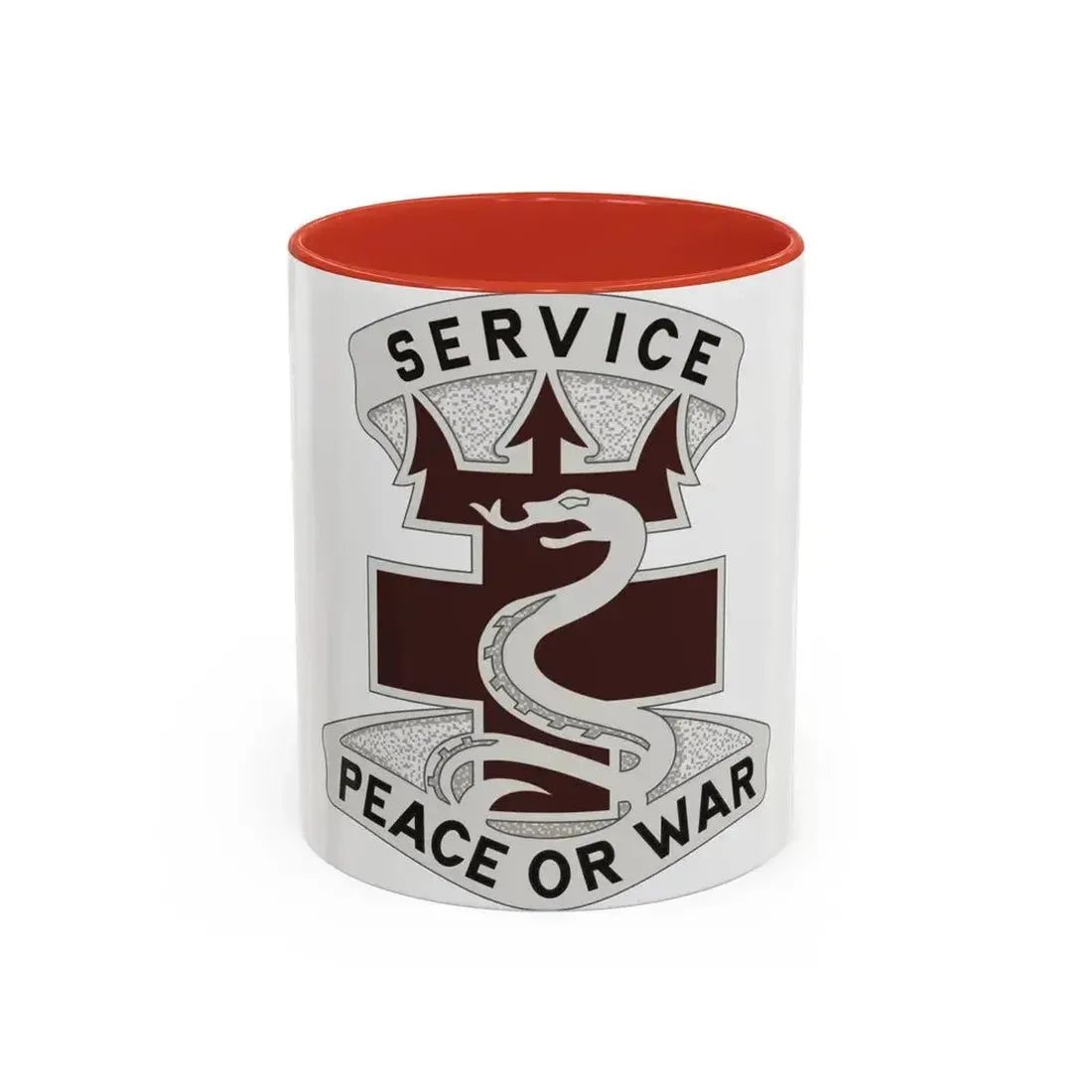213 Medical Brigade 2 (U.S. Army) Accent Coffee Mug 11oz Red - Go Mug Yourself