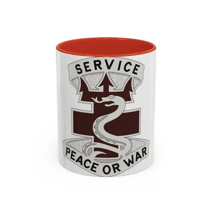 213 Medical Brigade 2 (U.S. Army) Accent Coffee Mug 11oz Red - Go Mug Yourself