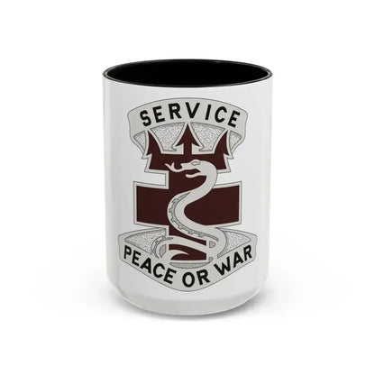 213 Medical Brigade 2 (U.S. Army) Accent Coffee Mug 15oz Black - Go Mug Yourself