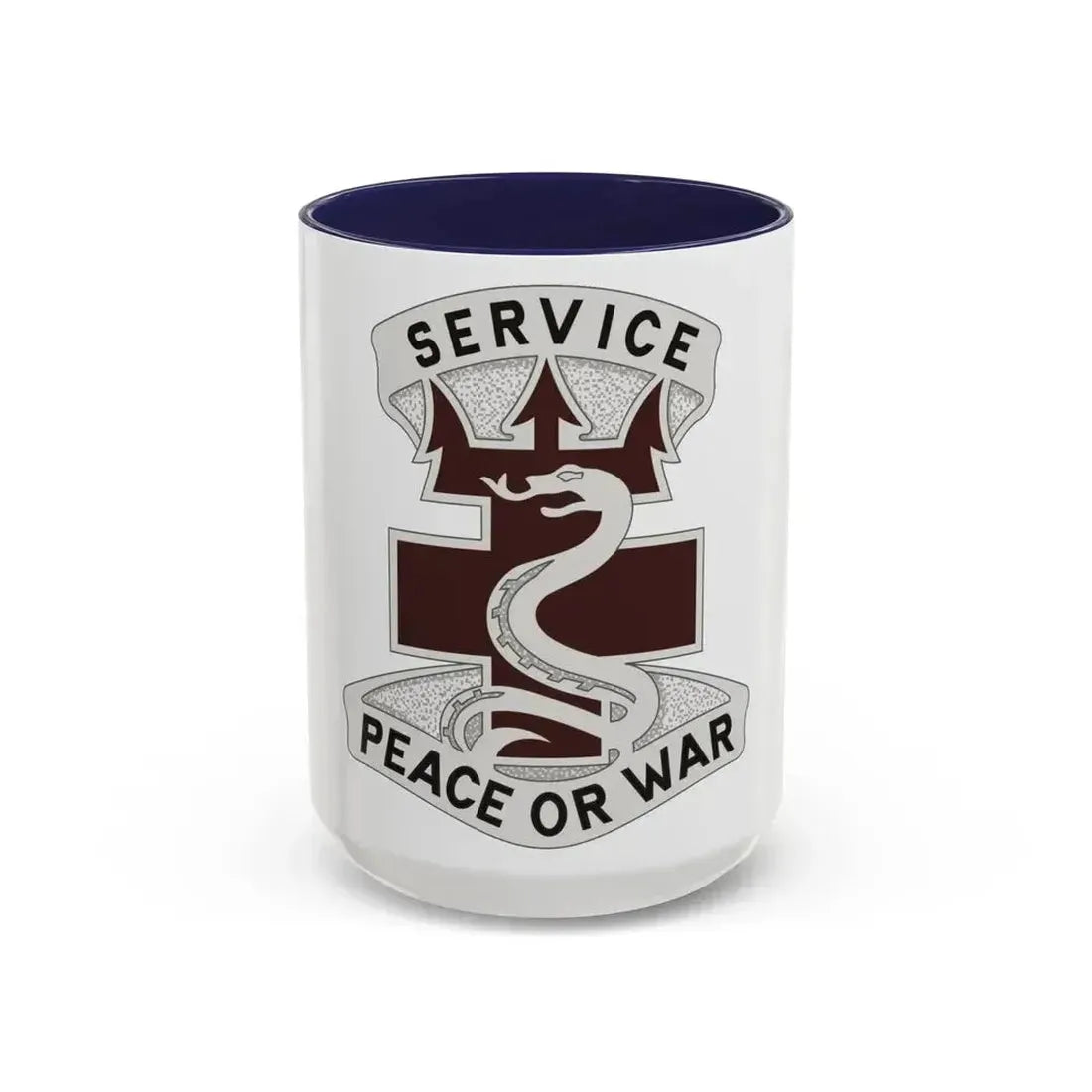 213 Medical Brigade 2 (U.S. Army) Accent Coffee Mug 15oz Navy - Go Mug Yourself