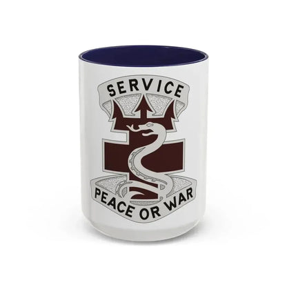 213 Medical Brigade 2 (U.S. Army) Accent Coffee Mug 15oz Navy - Go Mug Yourself