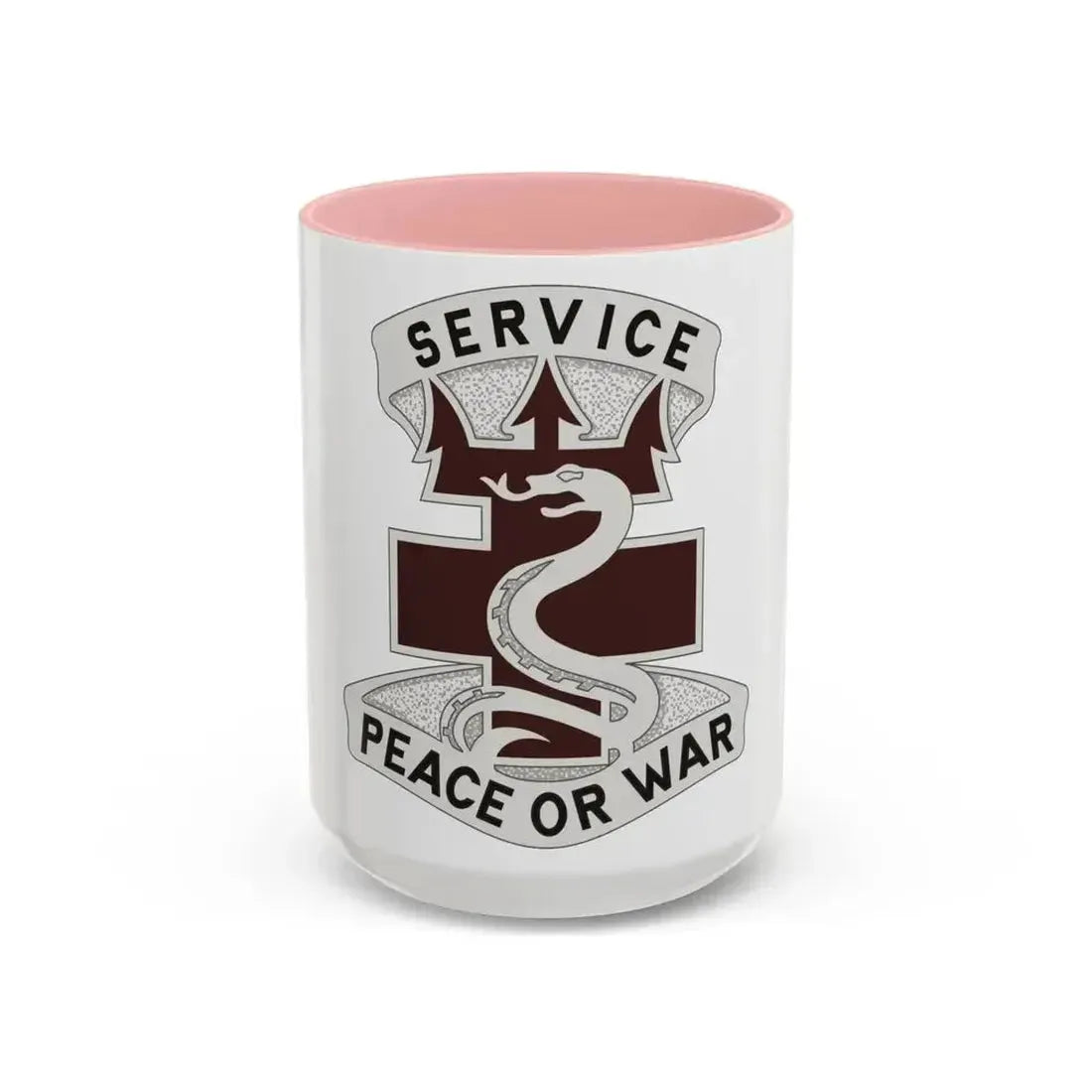 213 Medical Brigade 2 (U.S. Army) Accent Coffee Mug 15oz Pink - Go Mug Yourself