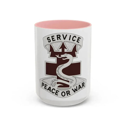 213 Medical Brigade 2 (U.S. Army) Accent Coffee Mug 15oz Pink - Go Mug Yourself