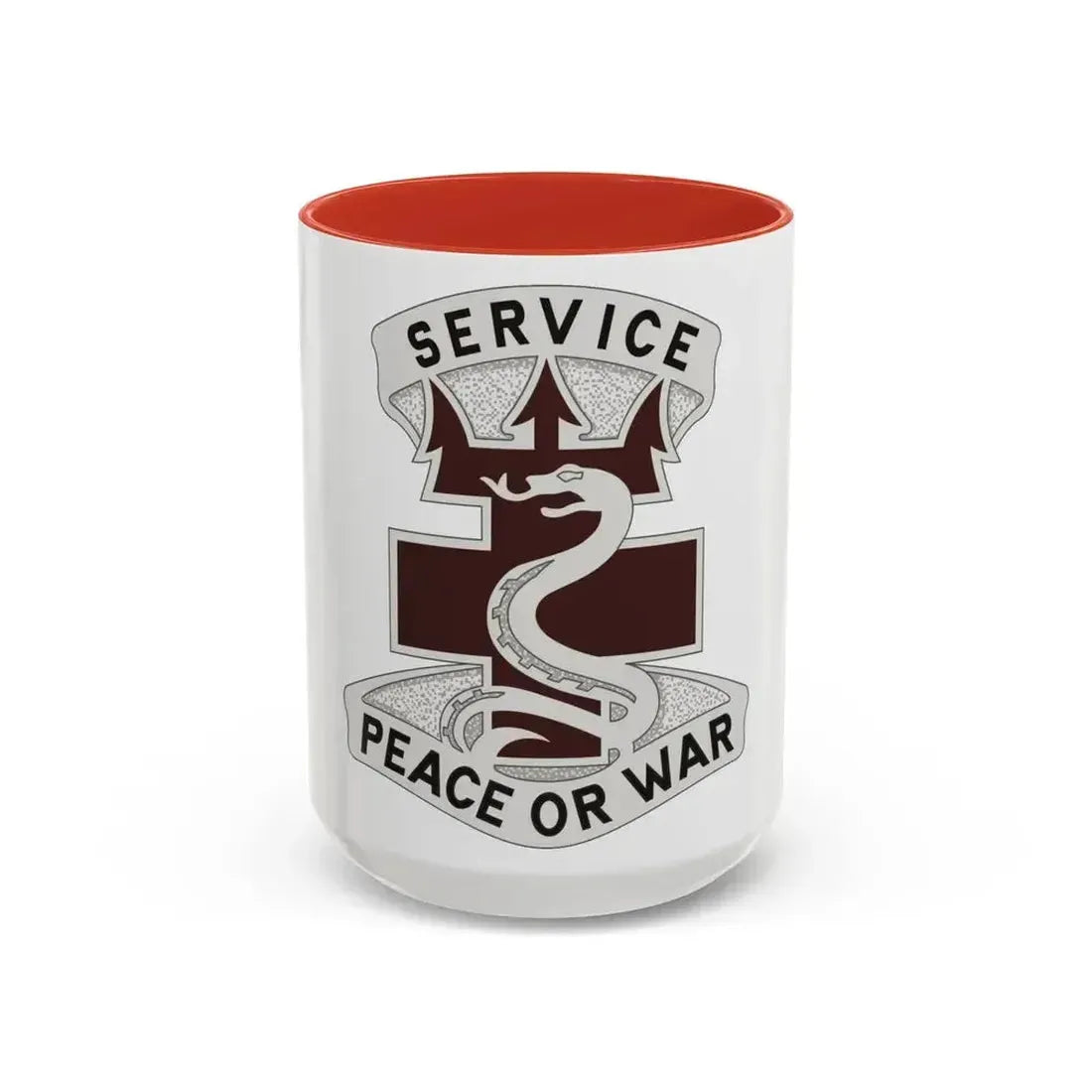 213 Medical Brigade 2 (U.S. Army) Accent Coffee Mug 15oz Red - Go Mug Yourself