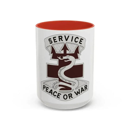 213 Medical Brigade 2 (U.S. Army) Accent Coffee Mug 15oz Red - Go Mug Yourself