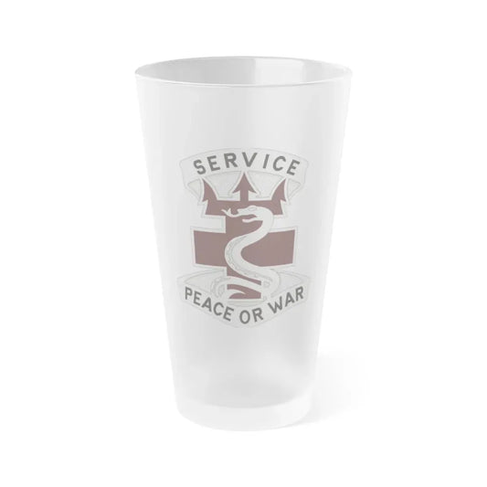 213 Medical Brigade 2 (U.S. Army) Frosted Pint Glass 16oz Default Title - Go Mug Yourself