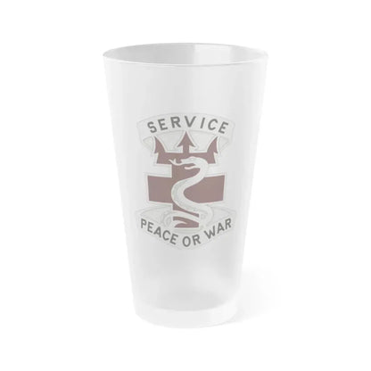 213 Medical Brigade 2 (U.S. Army) Frosted Pint Glass 16oz Default Title - Go Mug Yourself