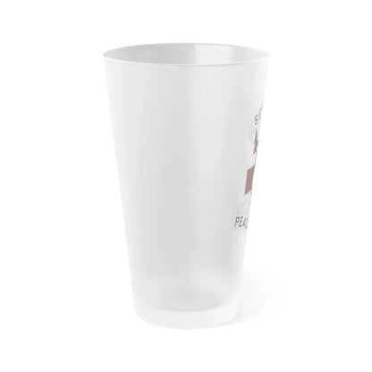 213 Medical Brigade 2 (U.S. Army) Frosted Pint Glass 16oz - Go Mug Yourself