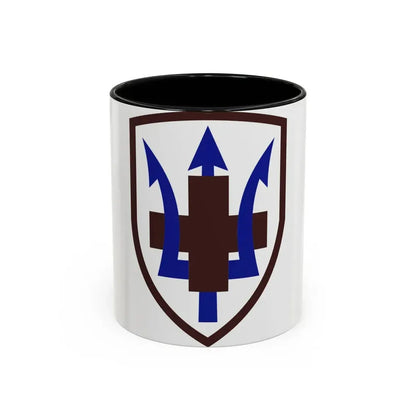 213 Medical Brigade (U.S. Army) Accent Coffee Mug 11oz Black - Go Mug Yourself