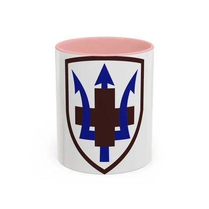 213 Medical Brigade (U.S. Army) Accent Coffee Mug 11oz Pink - Go Mug Yourself