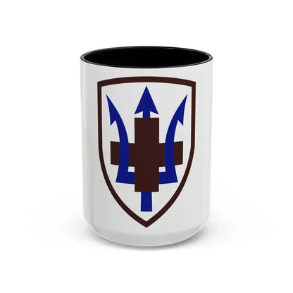 213 Medical Brigade (U.S. Army) Accent Coffee Mug 15oz Black - Go Mug Yourself