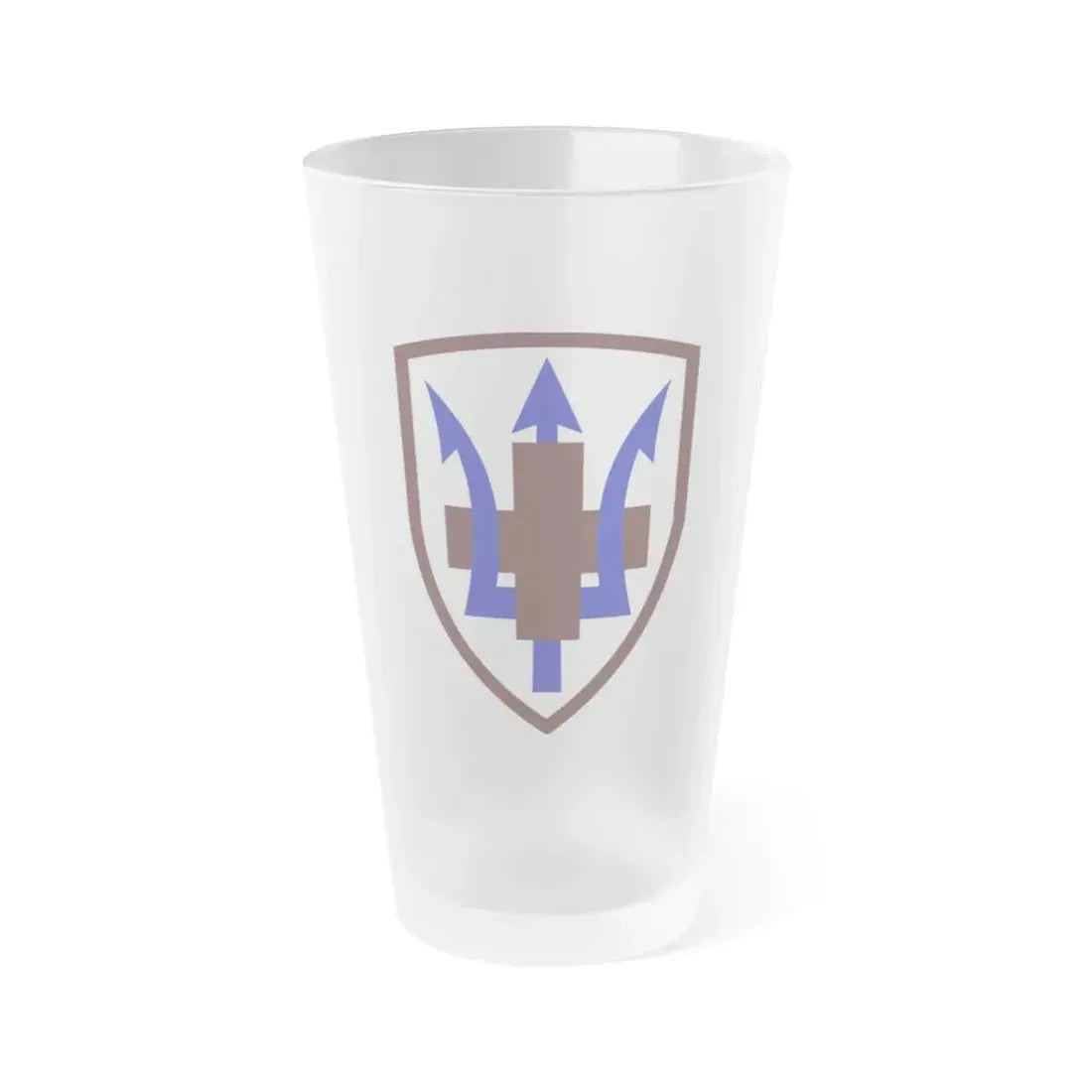 213 Medical Brigade (U.S. Army) Frosted Pint Glass 16oz Default Title - Go Mug Yourself