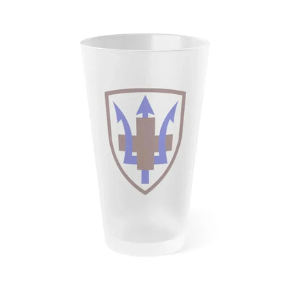 213 Medical Brigade (U.S. Army) Frosted Pint Glass 16oz Default Title - Go Mug Yourself