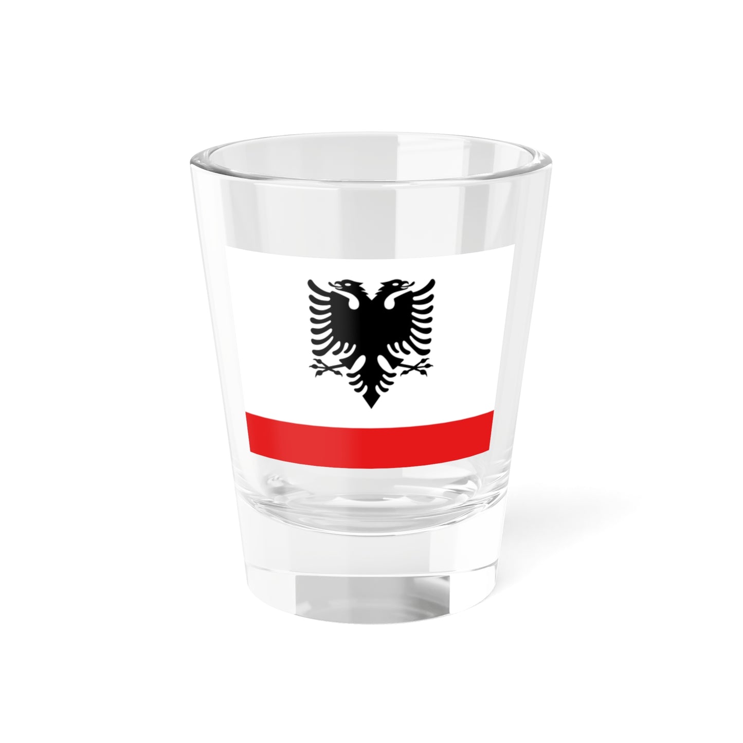 Naval Ensign of Albania - Shot Glass 1.5oz