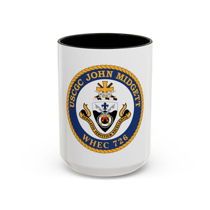 USCGC John Midgett WHEC 726 (U.S. Coast Guard) Accent Coffee Mug