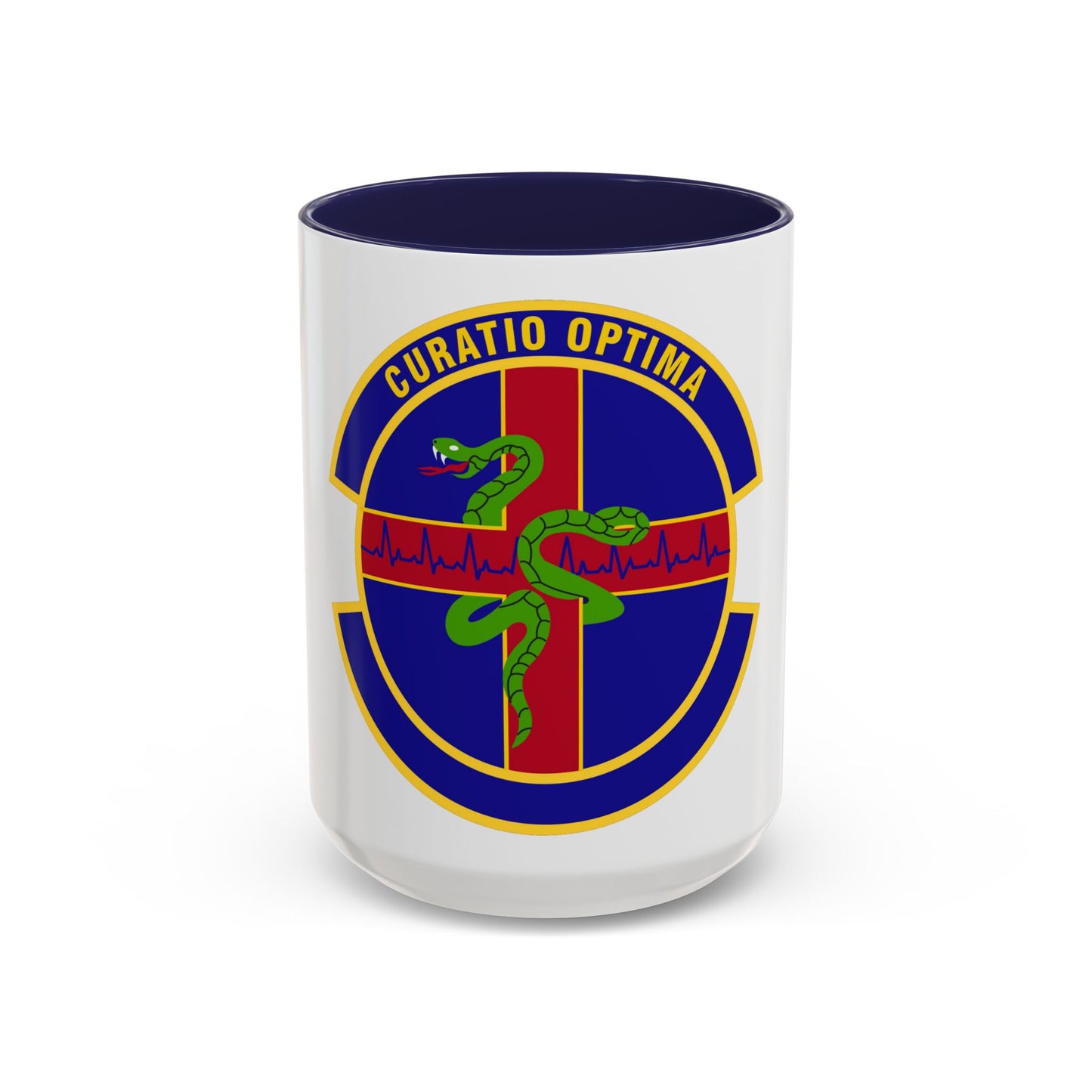 412 Healthcare Operations Squadron AFMC (U.S. Air Force) Accent Coffee Mug
