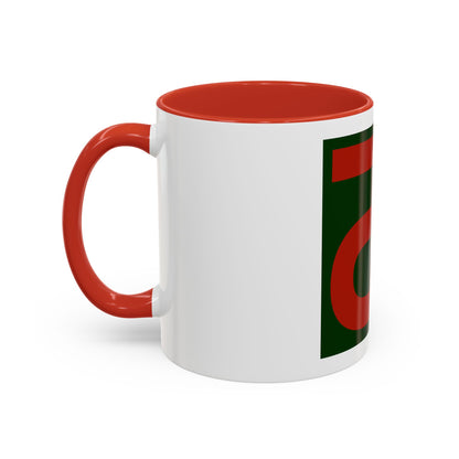90th Infantry Division.patch (U.S. Army) Accent Coffee Mug