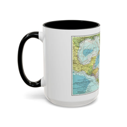 Central America (1913) (Map) Accent Coffee Mug