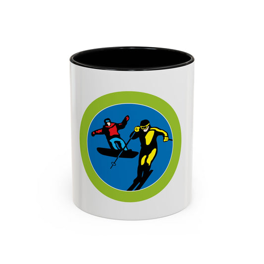 Snow Sports (Boy Scout Merit Badge) Accent Coffee Mug