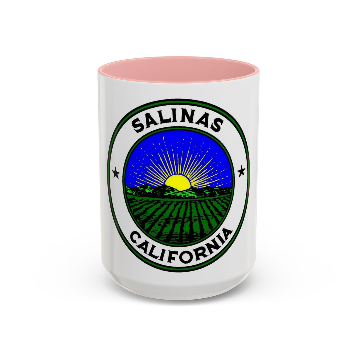 Seal of Salinas California - Accent Coffee Mug