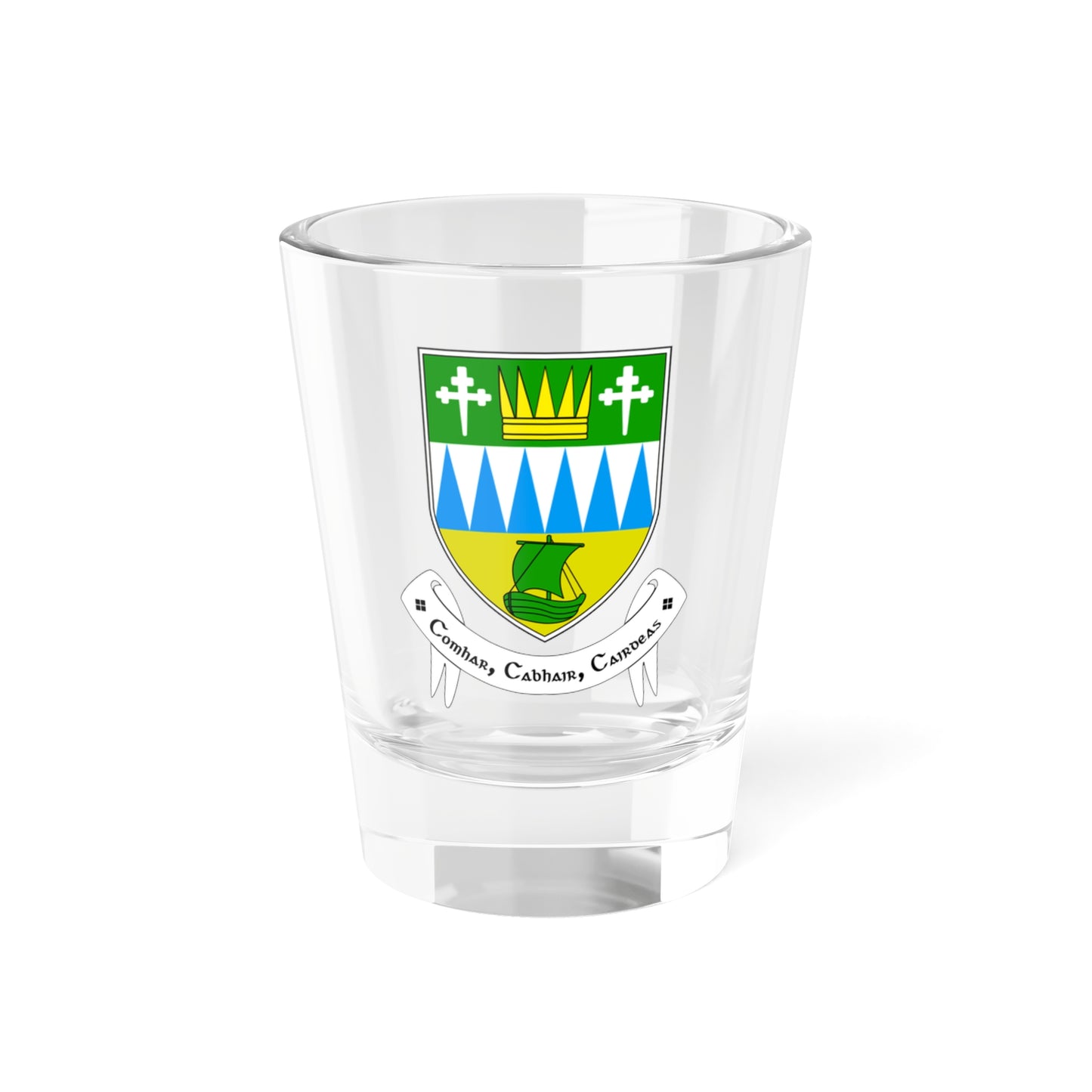 Kerrycocologo (Ireland) (Coat of Arms) Shot Glass 1.5oz