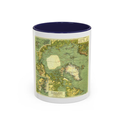 Arctic Regions (1925) (Map) Accent Coffee Mug