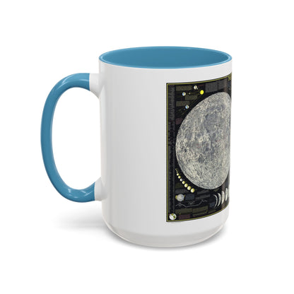 Space - The Moon (1969) (Map) Accent Coffee Mug