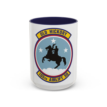 105th Airlift Squadron 2 (U.S. Air Force) Accent Coffee Mug