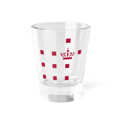 Logo of Danish Defence Estates and Infrastructure Organisation (Denmark) (Coat of Arms) Shot Glass 1.5oz