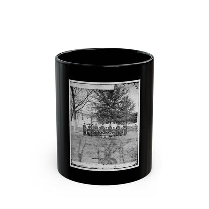 Band Group Seated Behind Their Instruments(2) (U.S. Civil War) Black Coffee Mug