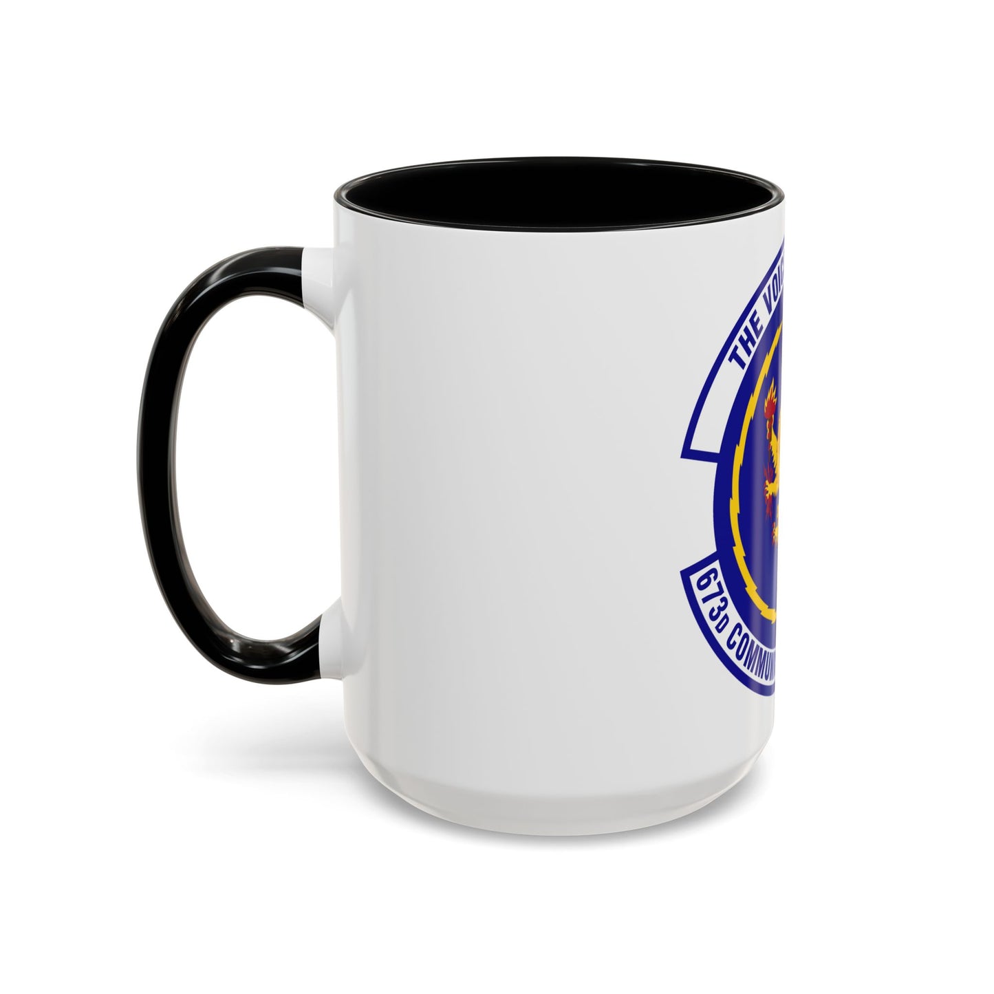 673d Communications Squadron (U.S. Air Force) Accent Coffee Mug