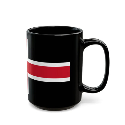 Flag of Durham UK - Black Coffee Mug-Go Mug Yourself