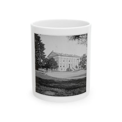 Richmond, Va. Left Side And Rear Of Capitol (U.S. Civil War) White Coffee Mug