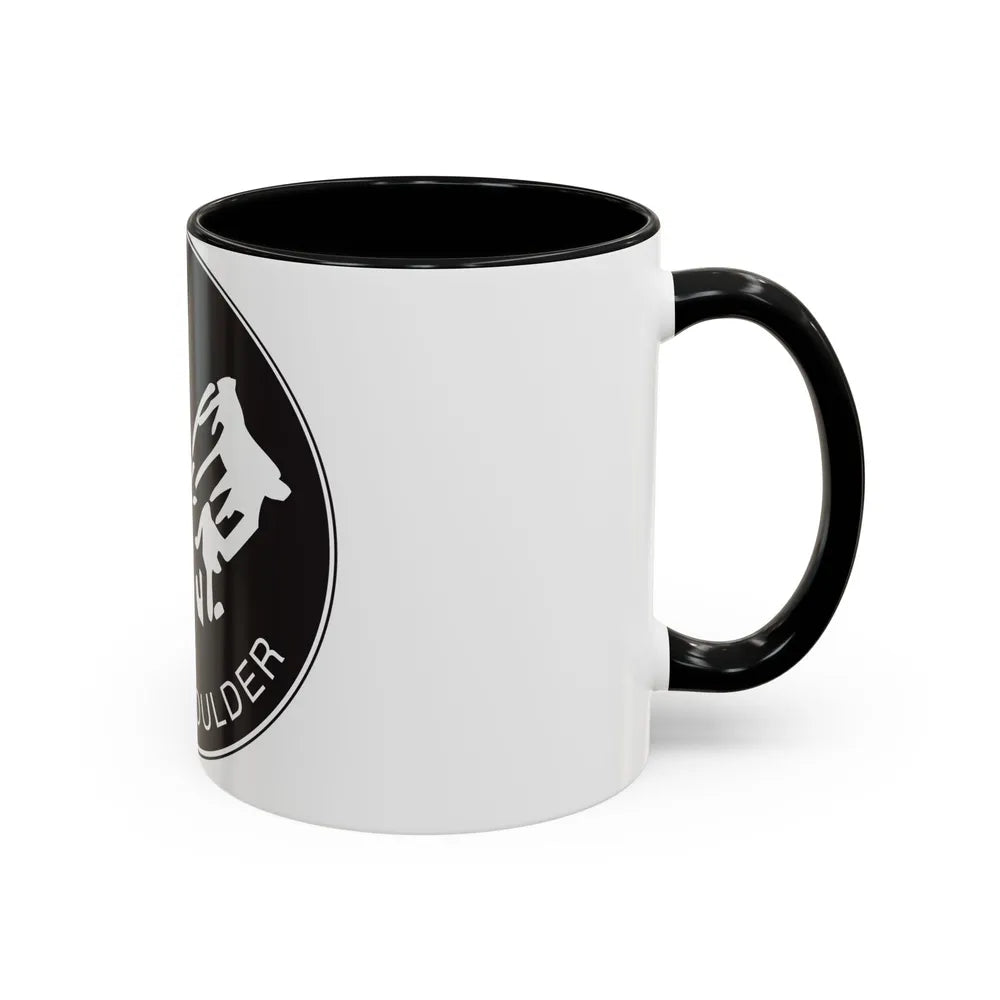 Seal of Boulder Colorado - Accent Coffee Mug-Go Mug Yourself