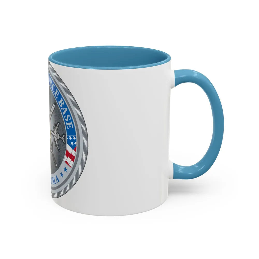 Tinker AF Base (U.S. Air Force) Accent Coffee Mug-Go Mug Yourself