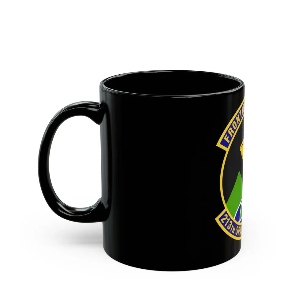 213th Space Warning Squadron (U.S. Air Force) Black Coffee Mug-Go Mug Yourself