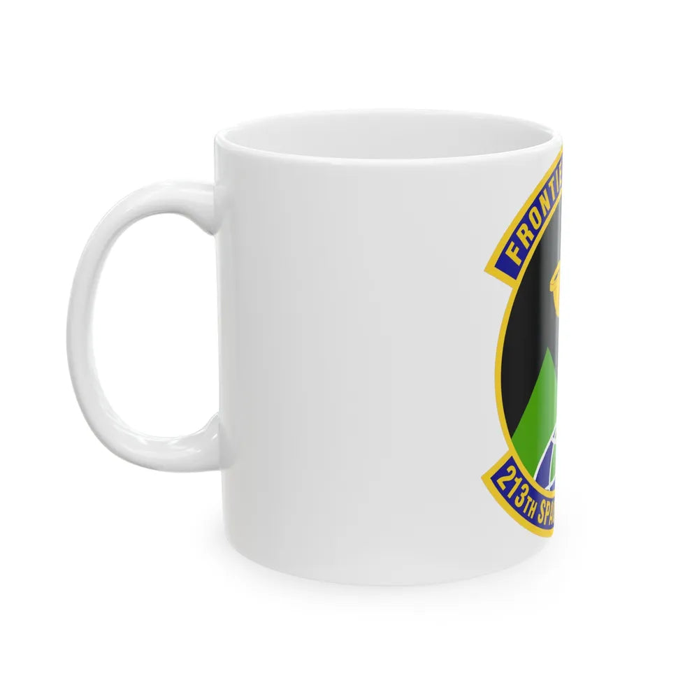 213th Space Warning Squadron (U.S. Air Force) White Coffee Mug-Go Mug Yourself