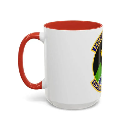 213th Space Warning Squadron (U.S. Air Force) Accent Coffee Mug - Go Mug Yourself