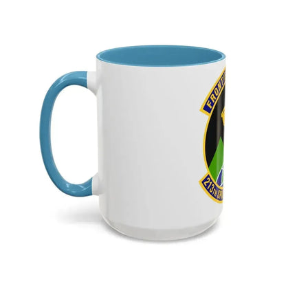 213th Space Warning Squadron (U.S. Air Force) Accent Coffee Mug - Go Mug Yourself
