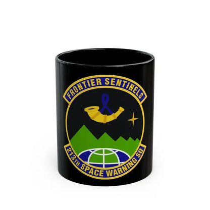 213th Space Warning Squadron (U.S. Air Force) Black Coffee Mug 11oz - Go Mug Yourself