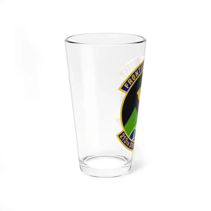 213th Space Warning Squadron (U.S. Air Force) Pint Glass 16oz - Go Mug Yourself